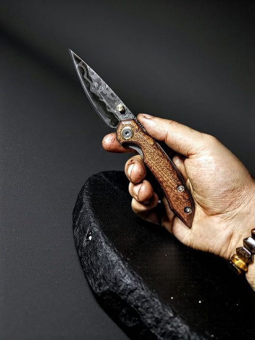 F106 Orjinal Damascus Sapelli Africa Ağacı